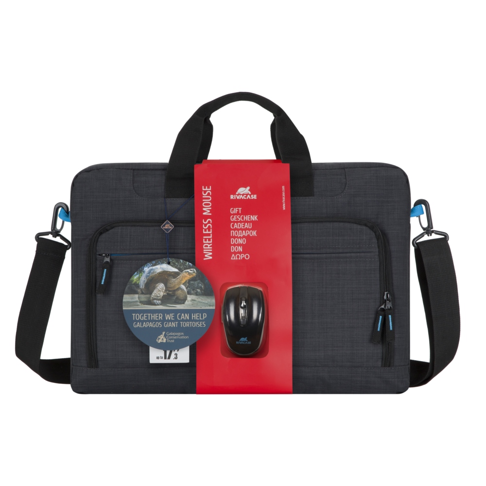 Riva Case 8058 brašna na notebook 17.3" + bezdrátová myš