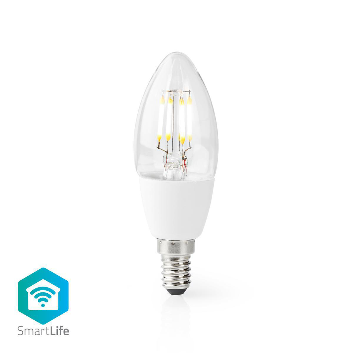 Nedis SmartLife chytrá LED žárovka E14 5W 400lm 2700 K (WIFILF10WTC37)