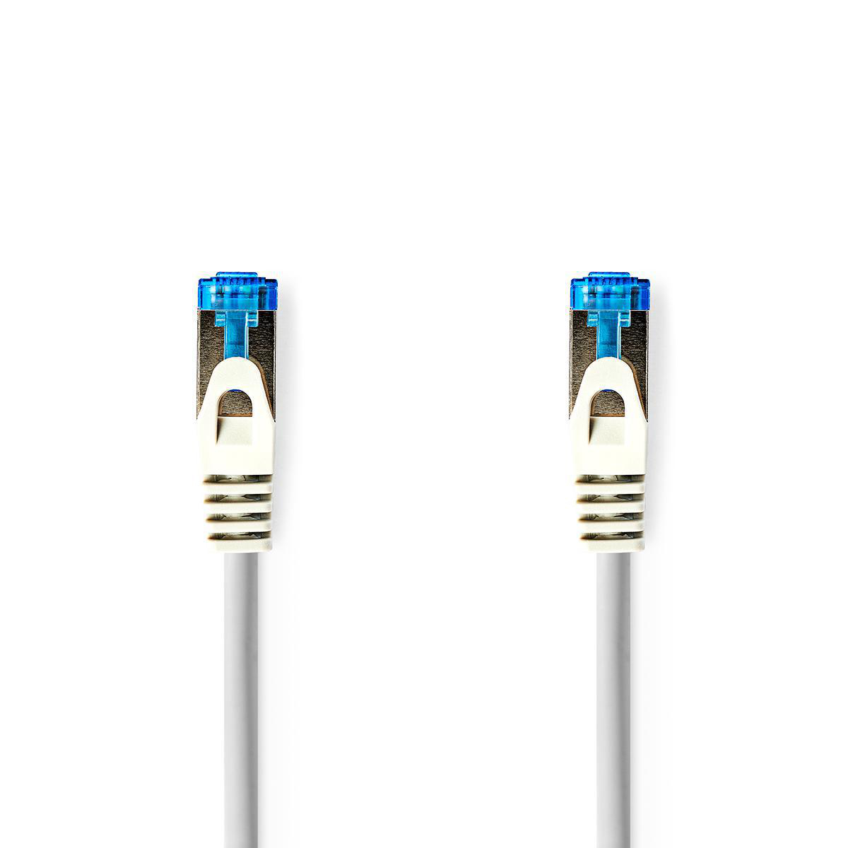 Nedis síťový kabel SF/UTP CAT6a, zástrčka RJ45 - zástrčka RJ45, 0.5 m, šedá (CCGP85330GY05)