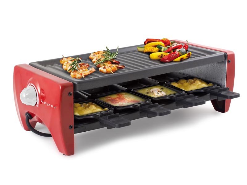 BEPER BT750Y raclette gril pro 8 osob, 1200W