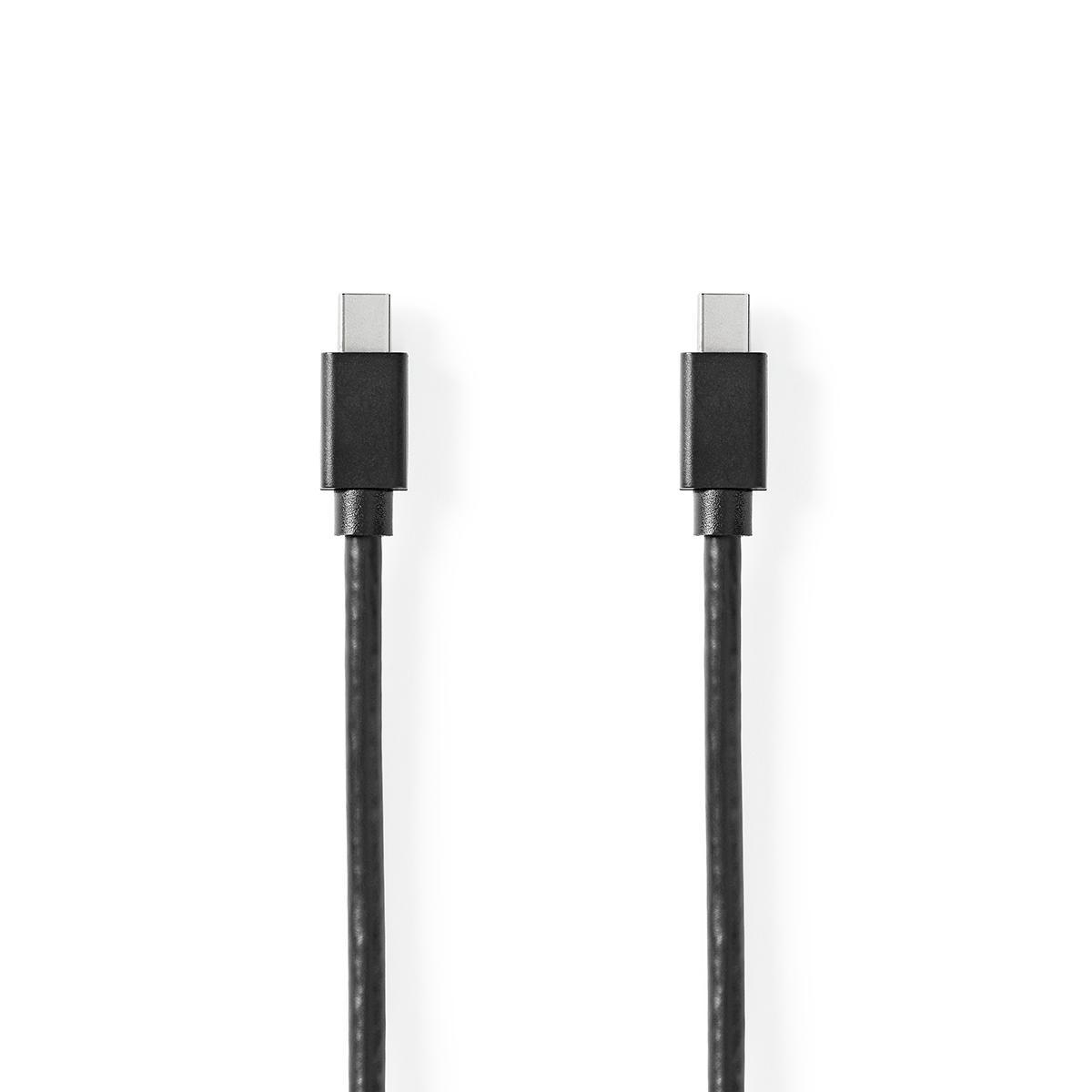 Mini DisplayPort - Mini DisplayPort Kabel | Mini DisplayPort Zástrčka - Mini DisplayPort Zástrčka | 2 m | Černý