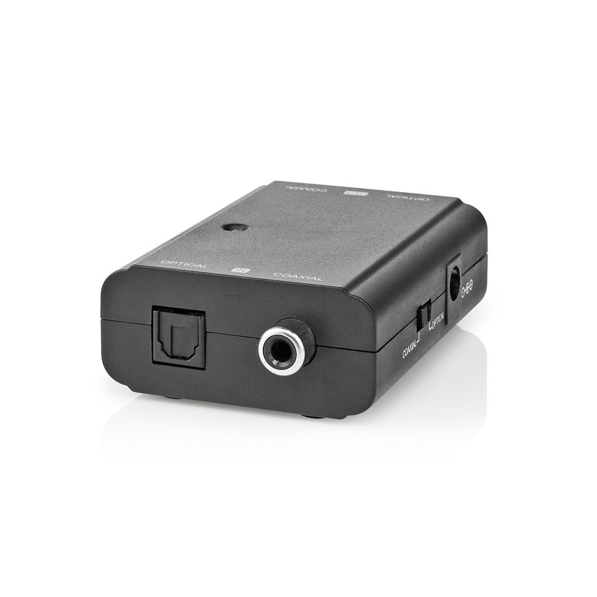 Nedis ACON2507BK obousměrný převodník digitálního audia TosLink - S/PDIF