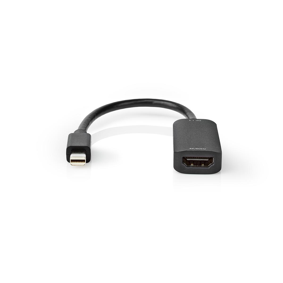 Mini DisplayPort - HDMI™ Kabel | Mini DisplayPort Zástrčka - HDMI™ Výstup | 0,2 m | Černý