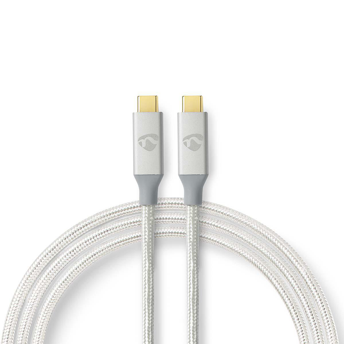 USB kabel | USB 3.2 Gen 2x2 | USB Typ-C ™ Zástrčka | USB Typ-C ™ Zástrčka | 20 Mbps | 100 W | Pozlacené | 1.00 m | Kulatý | Nylon / Opletený |…