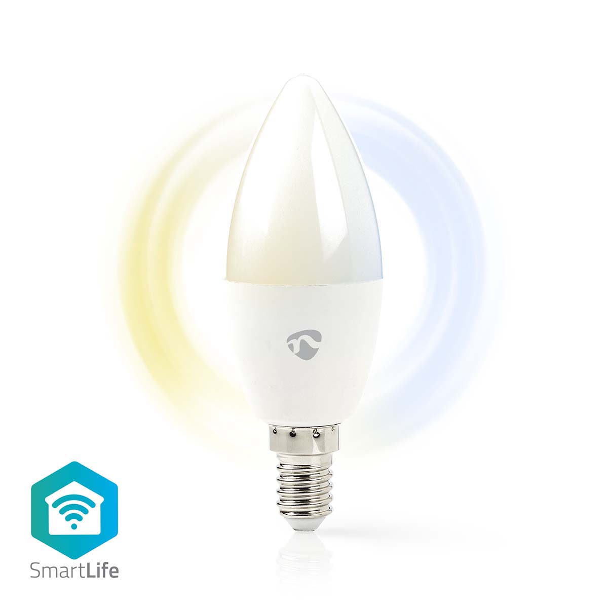 Nedis SmartLife chytrá LED žárovka E14 4.9W 470lm 2700 - 6500 K (WIFILRW10E14)