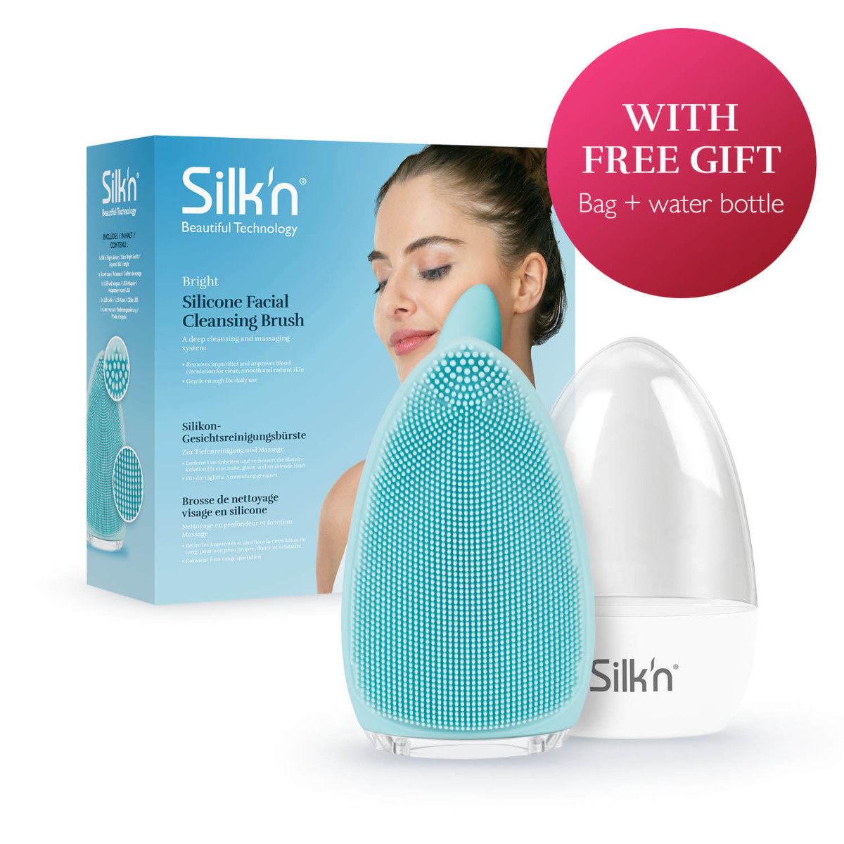 Silk'n Bright čistící přístroj na obličej BLUE