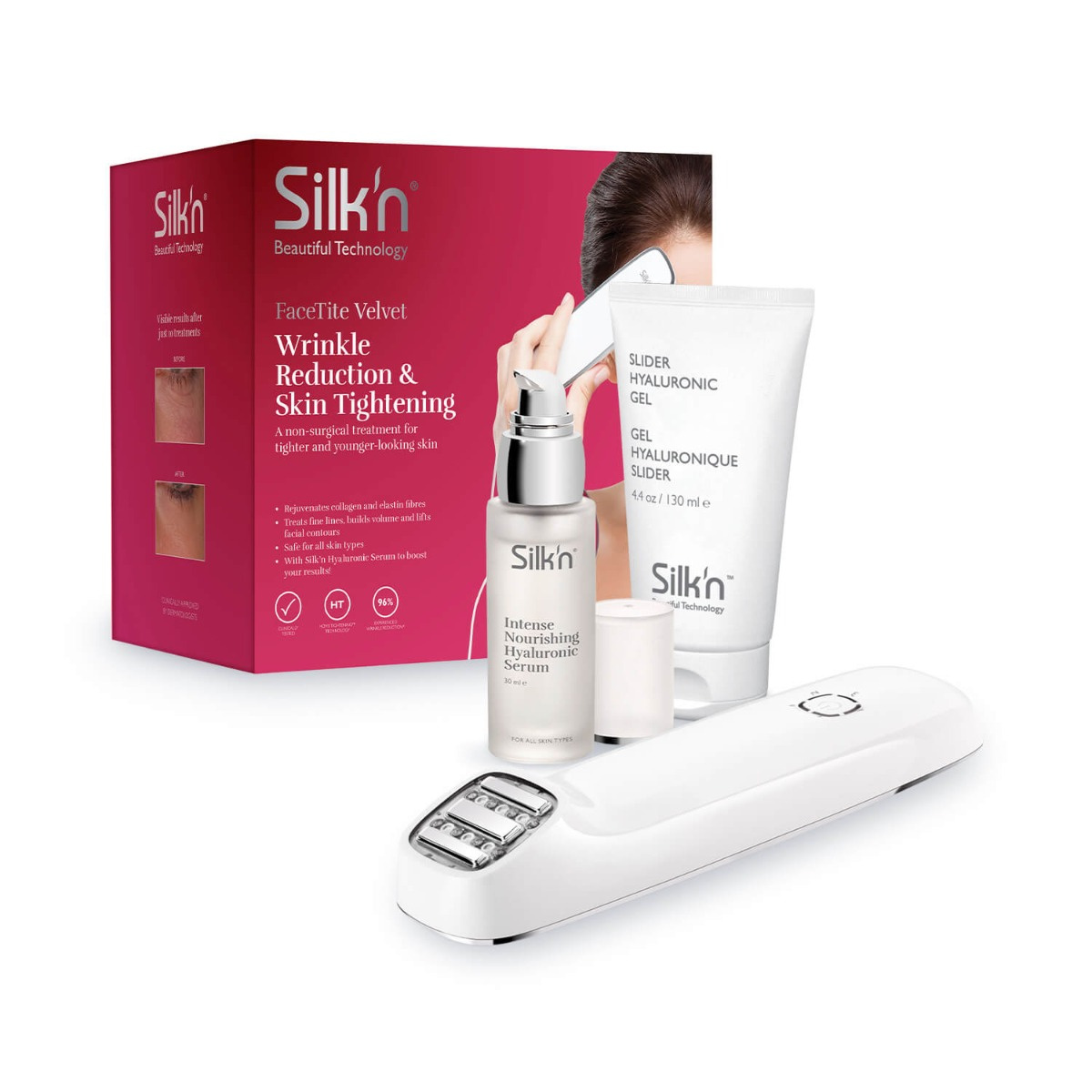 Silk'n přístroj na vyhlazení a redukci vrásek FaceTite Velvet