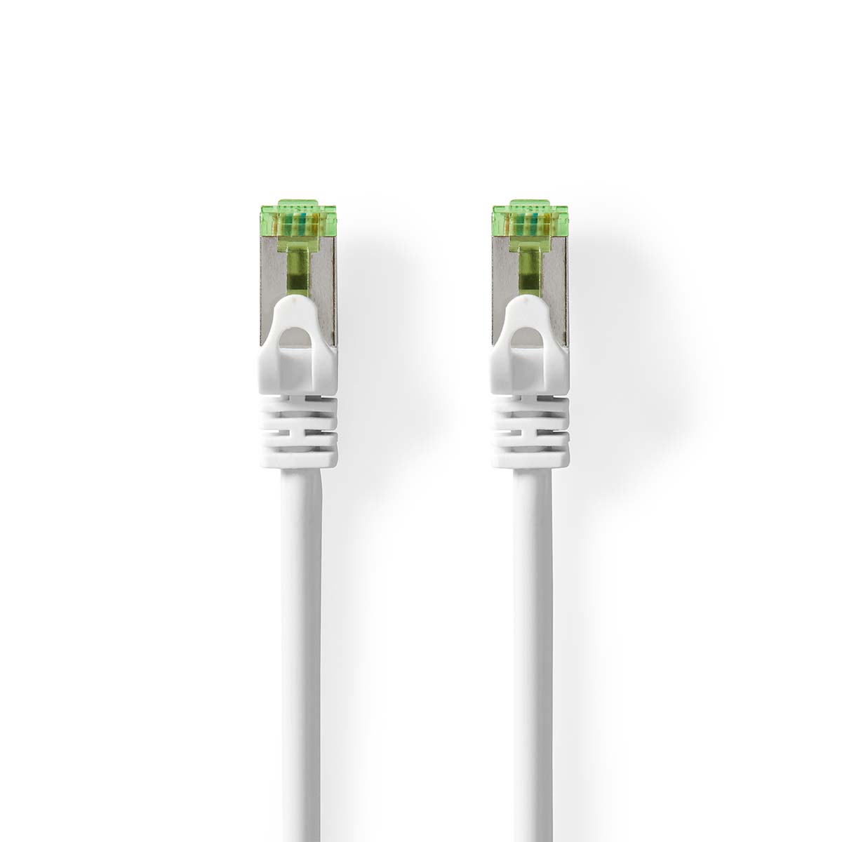 Cat 7 kabel | PiMF | RJ45 Zástrčka | RJ45 Zástrčka | 3.00 m | Kulatý | LSZH | Bílá | Plastový Sáček