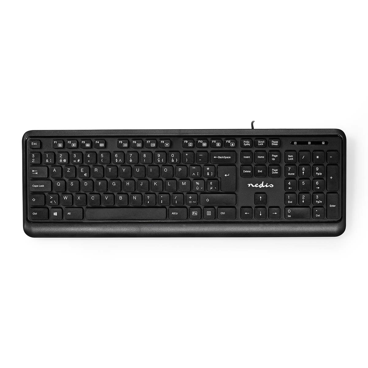 Wired Keyboard | USB | Napájení z USB | Multimediální | AZERTY | BE Rozložení Kláves | Ano