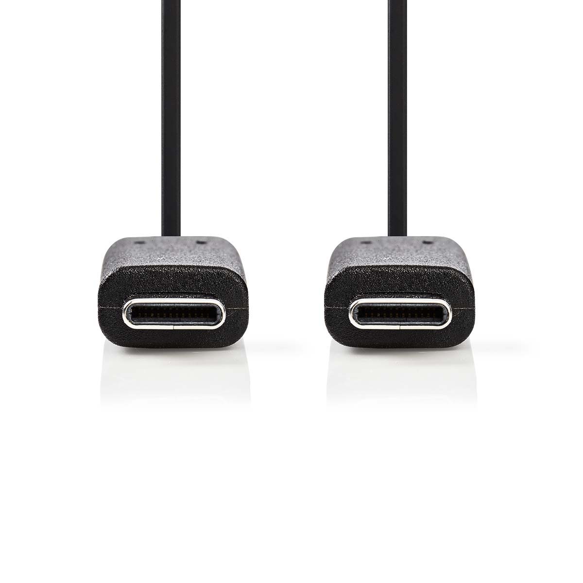 Nedis propojovací kabel USB 3.2 (Gen1), zástrčka USB C - zástrčka USB C, 4K 60Hz, 5 Gbps, 2 m, černá (CCGB64700BK20)