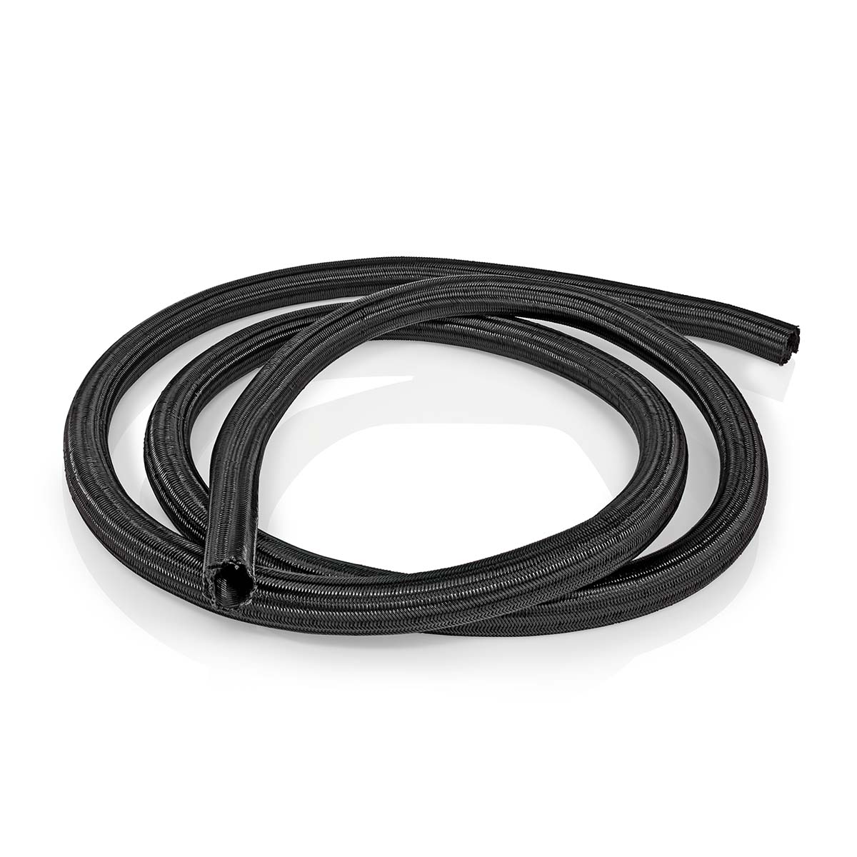 Cable management | Pouzdro | 2.00 m | 1 kusů | Maximální tloušťka kabelu: 15 mm | Nylon | Černá