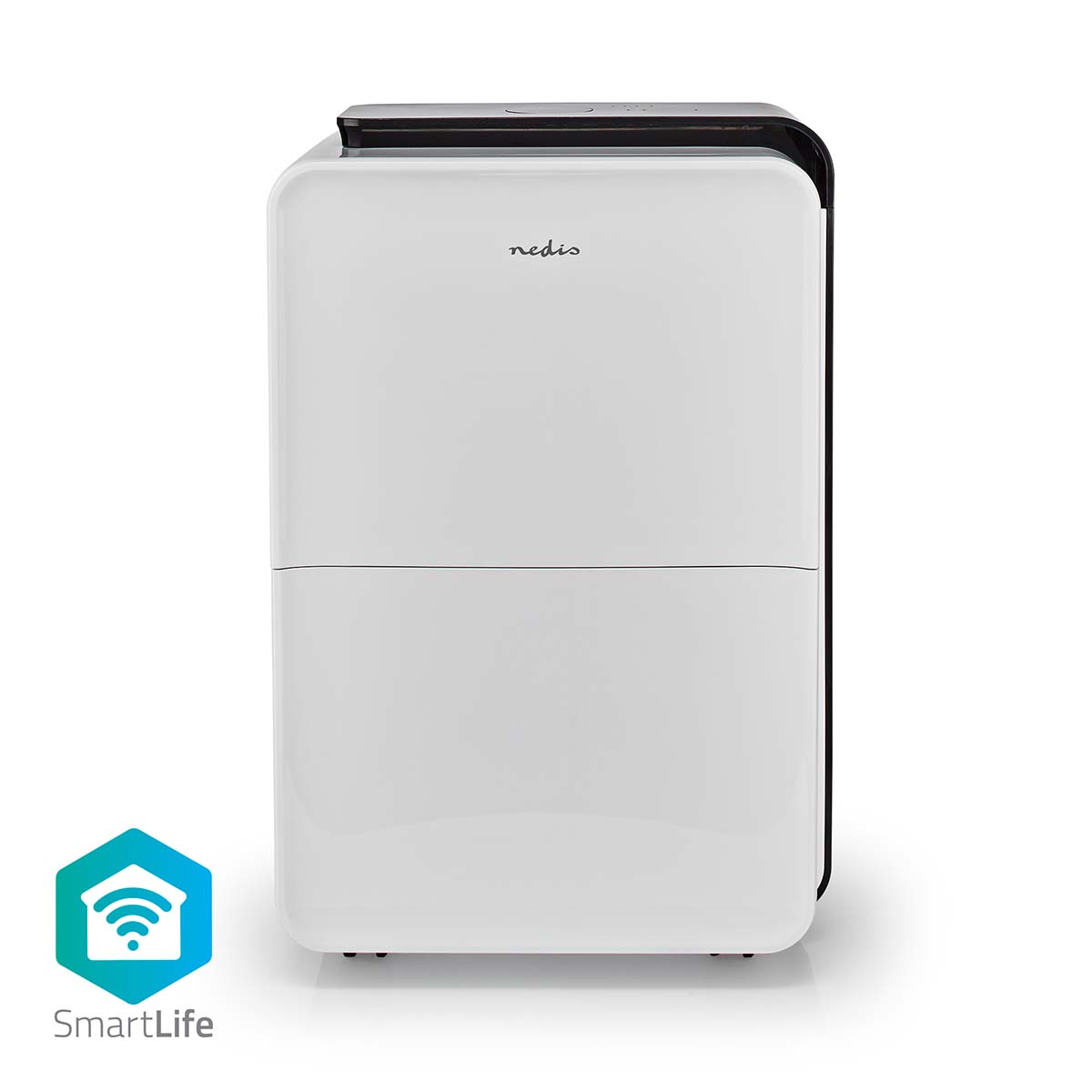 Nedis SmartLife chytrý WiFi odvlhčovač vzduchu, 30 l/den, sušení prádla, ventilace, nastavitelný hydrostat, 210 m³/h (DEHU30WTW )