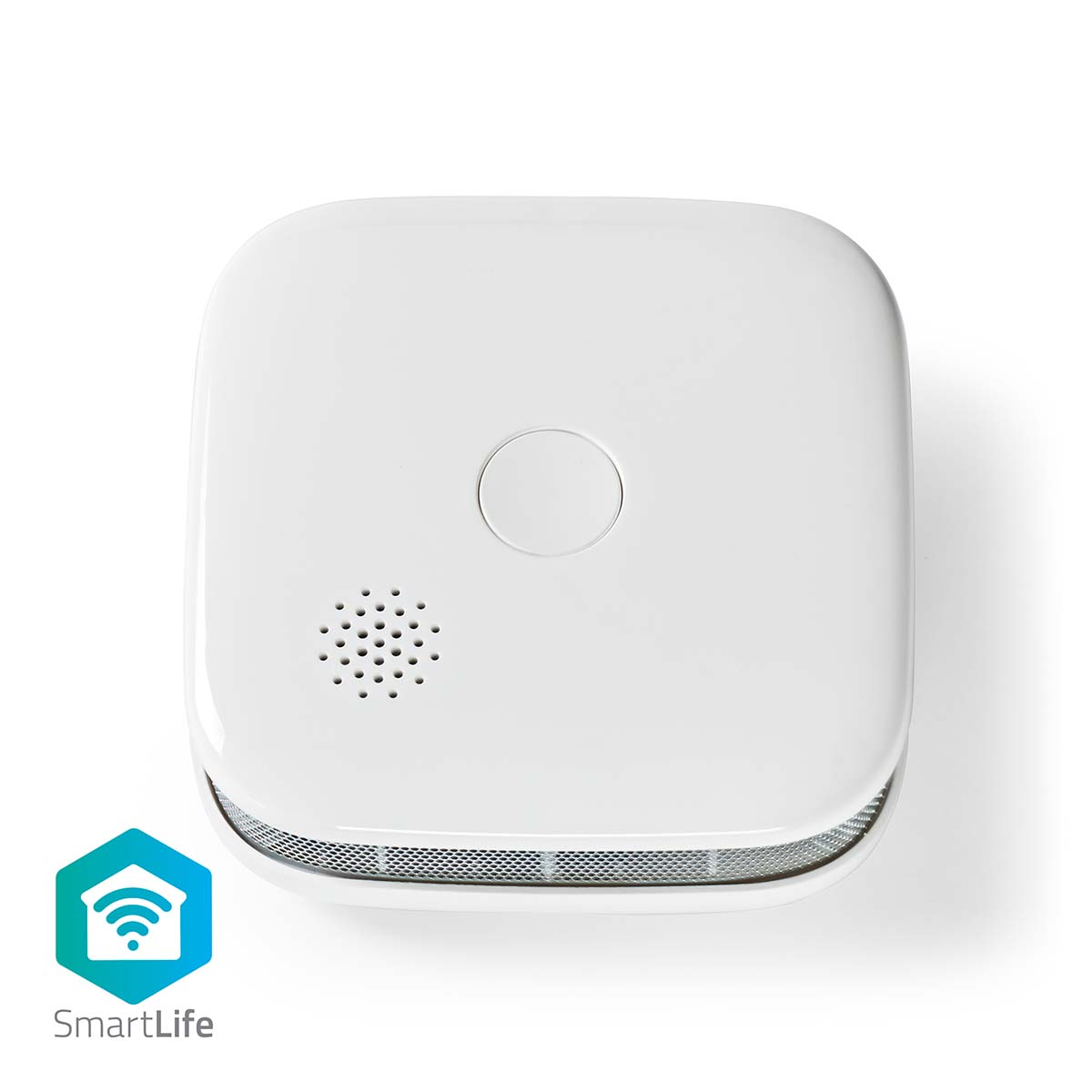 Nedis SmartLife chytrý detektor kouře Wi-Fi, životnost snímače 10 let, EN 14604 (WIFIDS20WT)