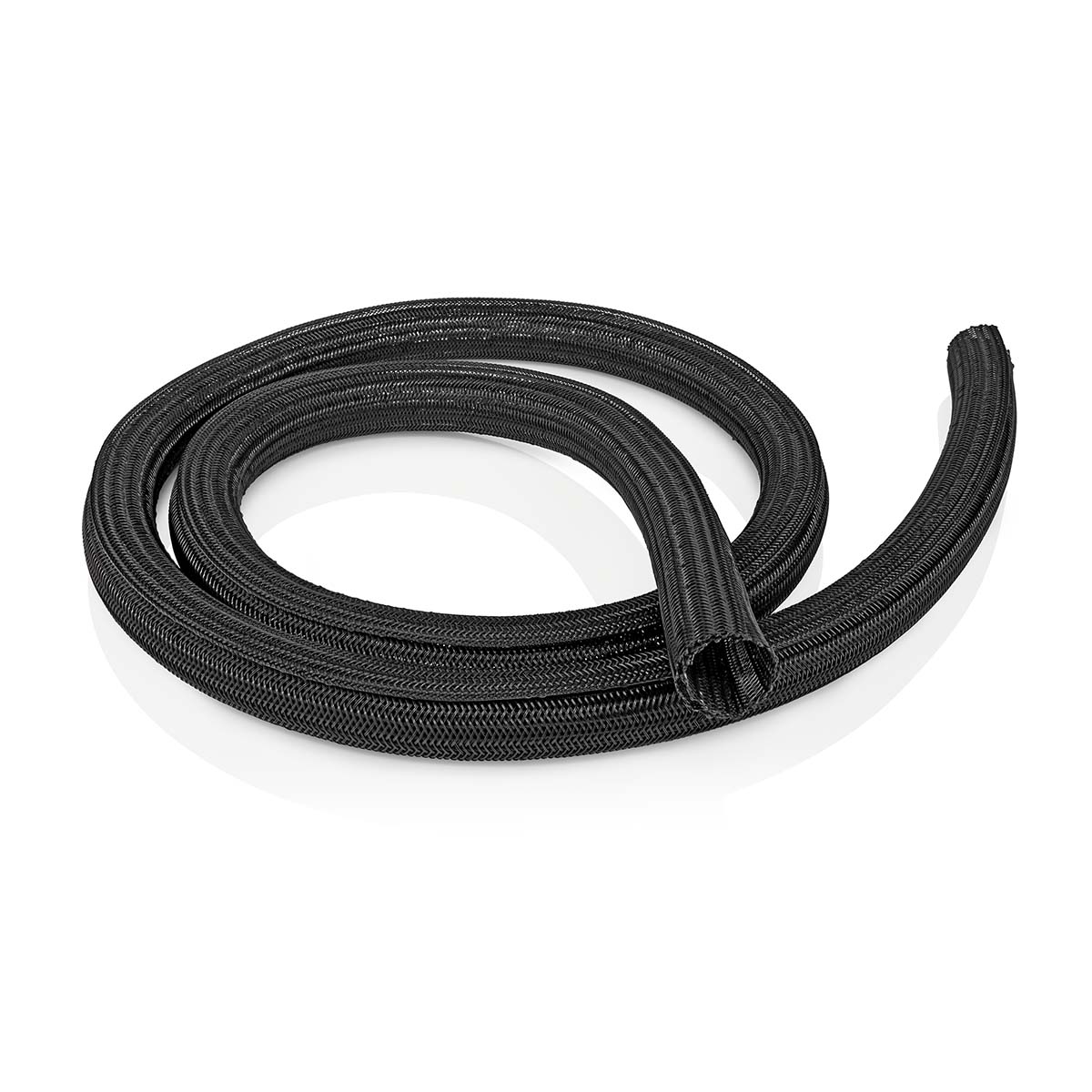 Cable management | Pouzdro | 2.00 m | 1 kusů | Maximální tloušťka kabelu: 30 mm | Nylon | Černá