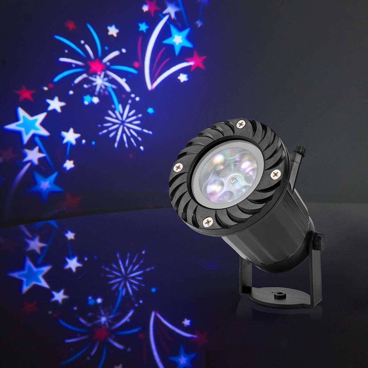 Nedis CLPR2 LED projektor s motivy Vánoce/Silvestr/Halloween/narozeniny, voděodolný IP44