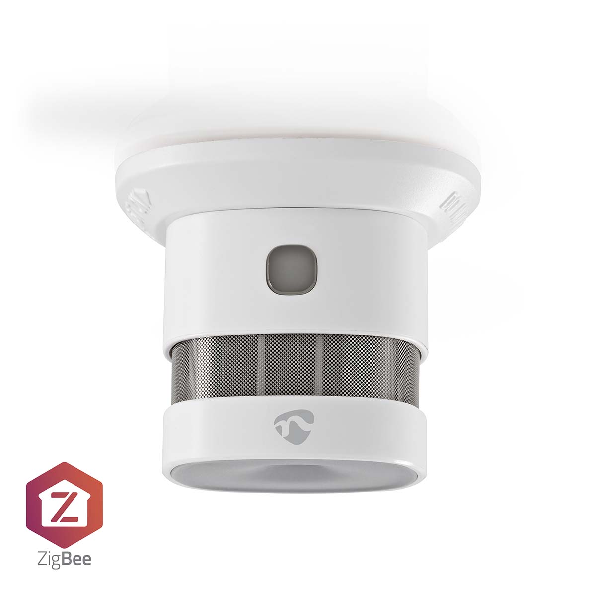 Nedis SmartLife ZigBee 3.0 chytrý detektor kouře, životnost snímače 10 let, EN 14604, napájení z baterie (ZBDS10WT)