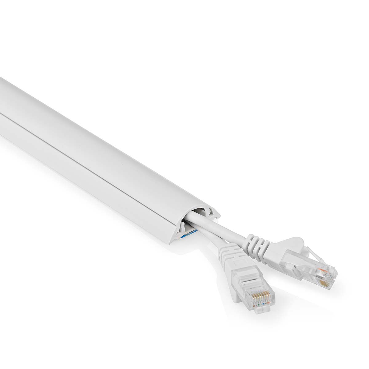 Kabelová lišta pro kabely do 12 mm, PVC, 0.5 m, bílá (CMDT3312WT500)