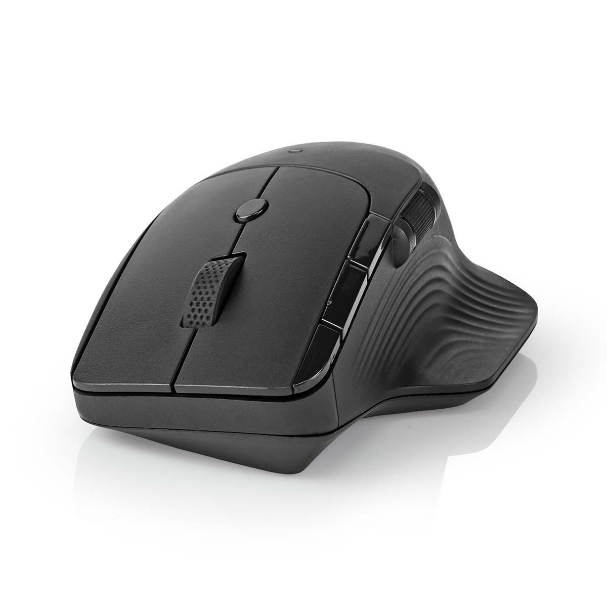 Nedis MSWS510BK ergonomická bezdrátová myš, 800-1600 dpi, 6 tlačítek, pro praváky