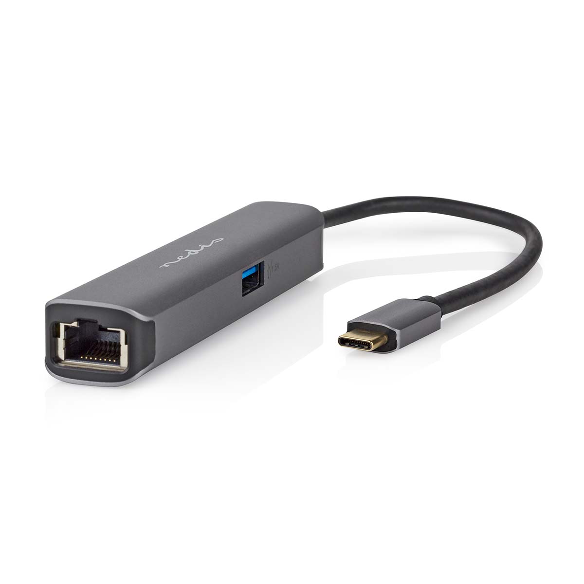 USB Multiport Adaptér | USB 3.2 Gen 1 | USB-C™ Zástrčka | RJ45 Zásuvka / USB-A Zásuvka / USB-C™ Zásuvka / Výstup HDMI™ | 5 Gbps | 0.20 m | Kulatý |…