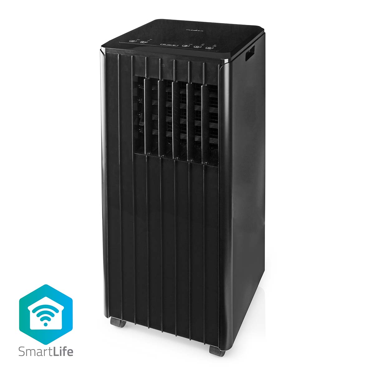 SmartLife Klimatizace | Wi-Fi | 9000 BTU | 80 m³ | Odvlhčování | Android™ / IOS | Energetická třída: A | 3-Rychlostní | 65 dB | Černá