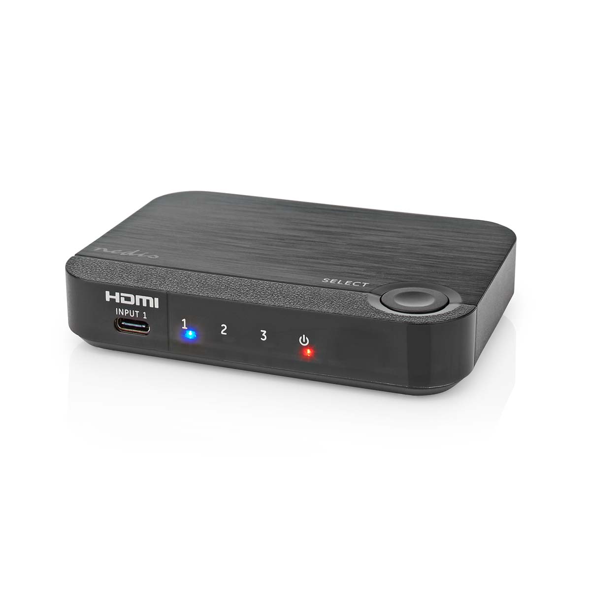 HDMI™ Převodník | 1x USB-C™ / 2x vstup HDMI™ | 1x výstup HDMI ™ | 1cestný | 4K@60Hz | 18 Gbps | ABS | Antracit
