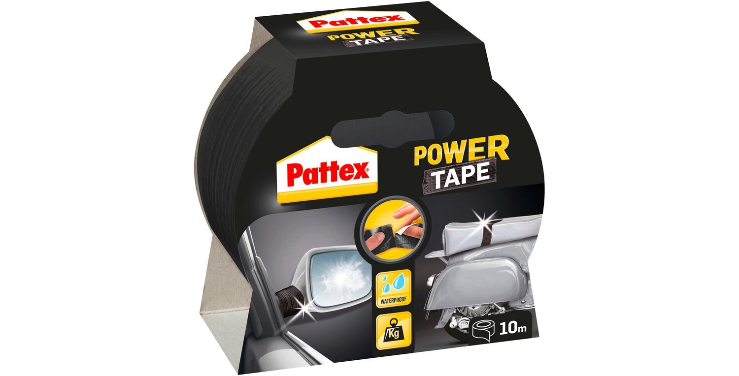 PATTEX univerzální lepicí páska Power Tape (10 m), černá