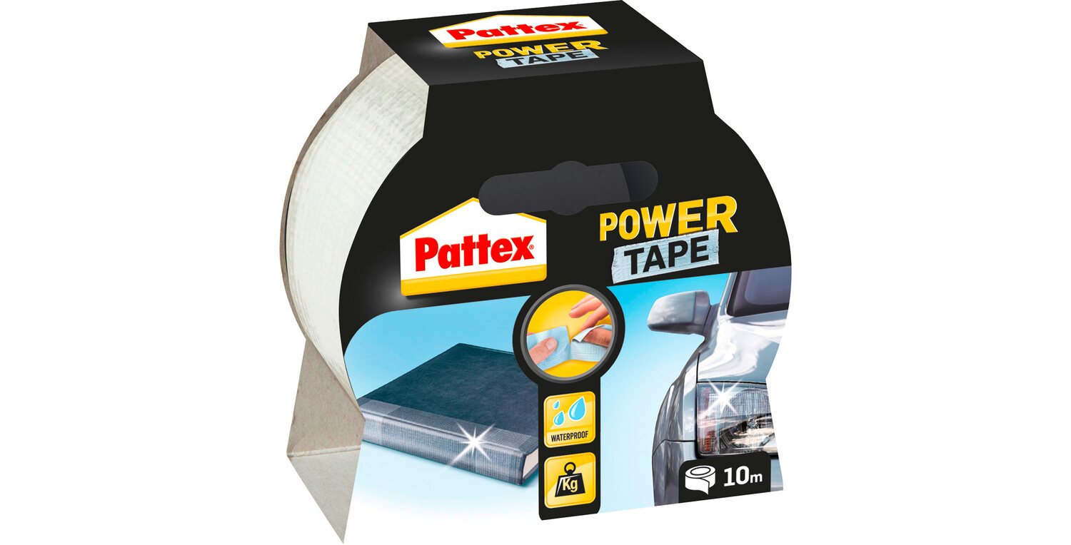 PATTEX univerzální lepicí páska Power Tape (10 m), transparentní