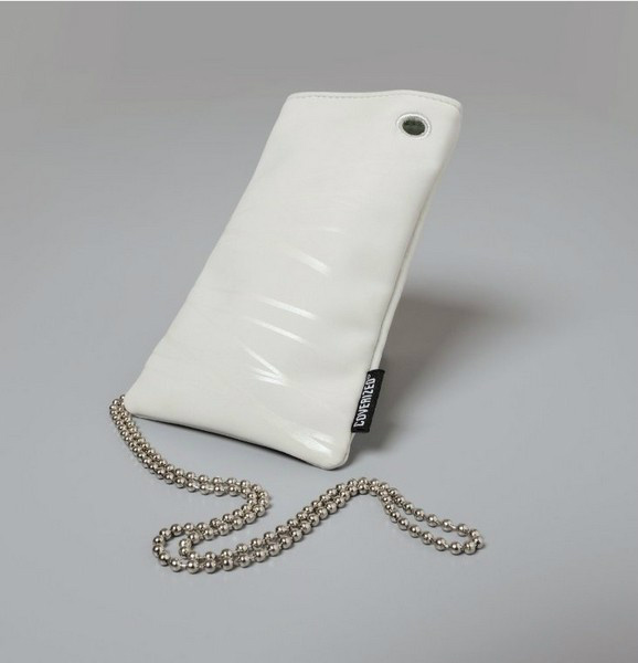 Coverized WAVE velká brašna na MP3 / PDA / mobilní telefon / digitální fotoaparát, šedá