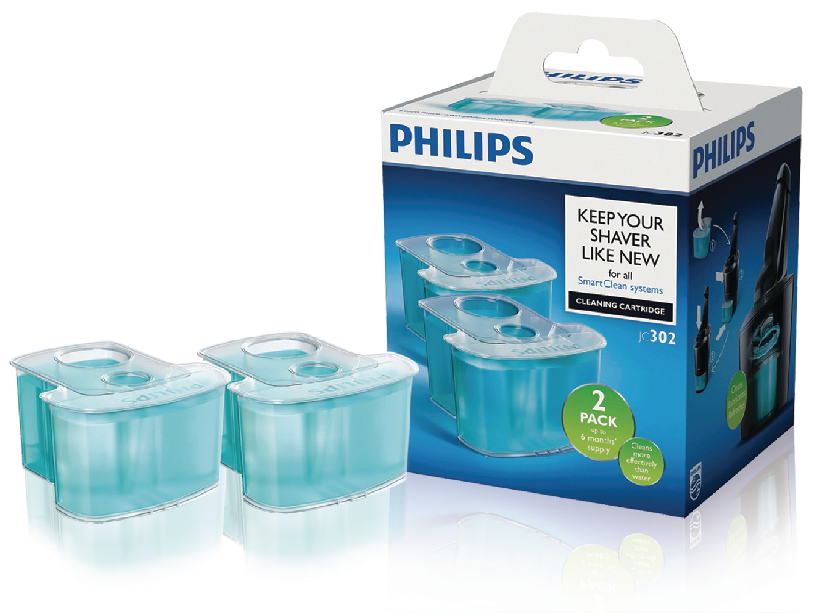 Čisticí kazeta pro jednotku SmartClean systems, 2ks Philips JC302/50