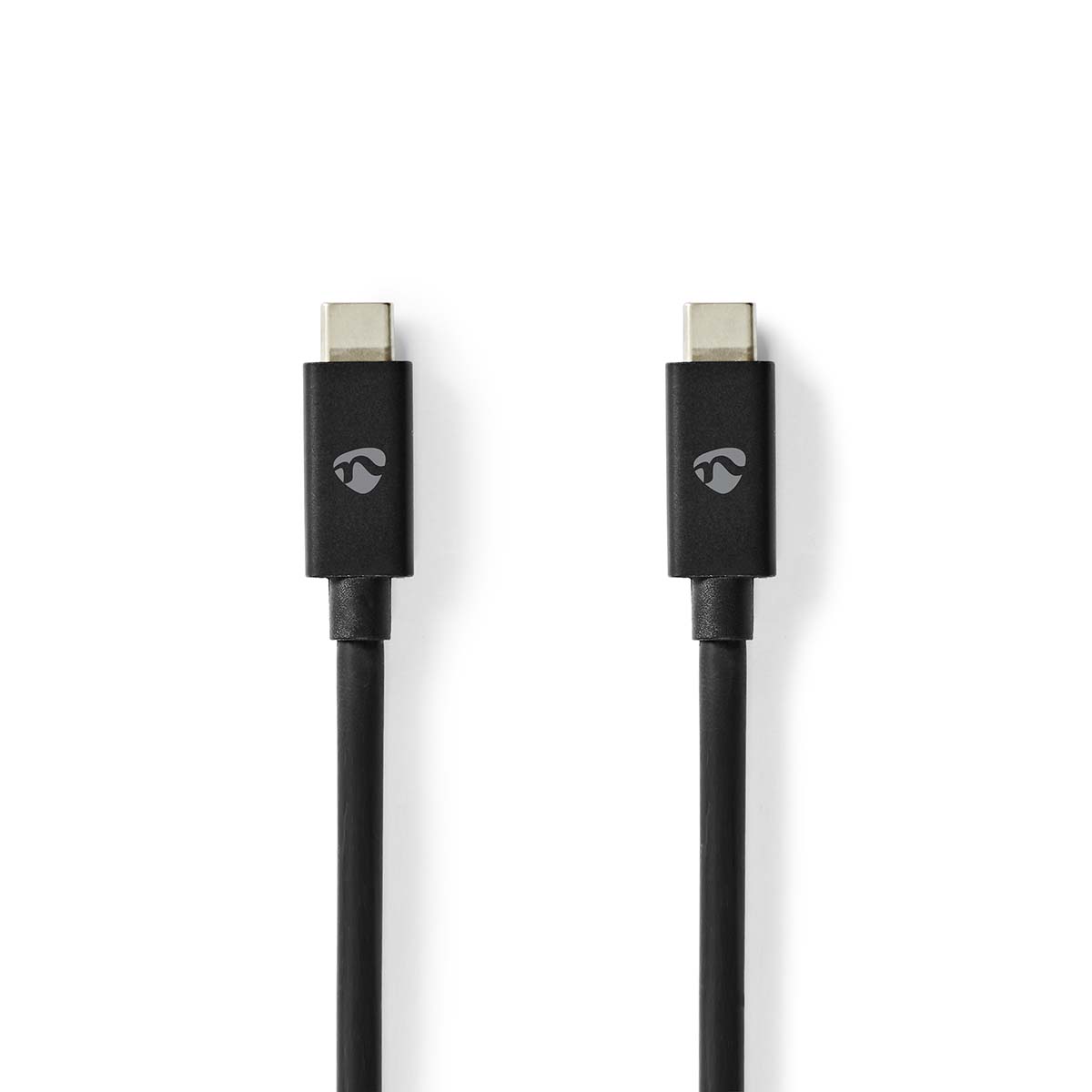 Nedis propojovací kabel USB 4.0 (Gen.3x2) zástrčka USB C - zástrčka USB C, 240W, 40 Gb/s, 1 m (CCGP66040BK10)