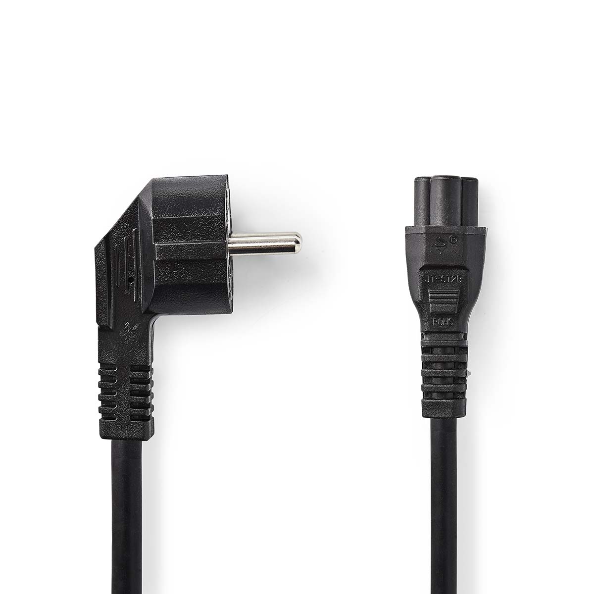 Nedis napájecí kabel zástrčka UNISCHUKO - IEC320-C5 mickey mouse černá, 2 m (CEGL10100BK20)