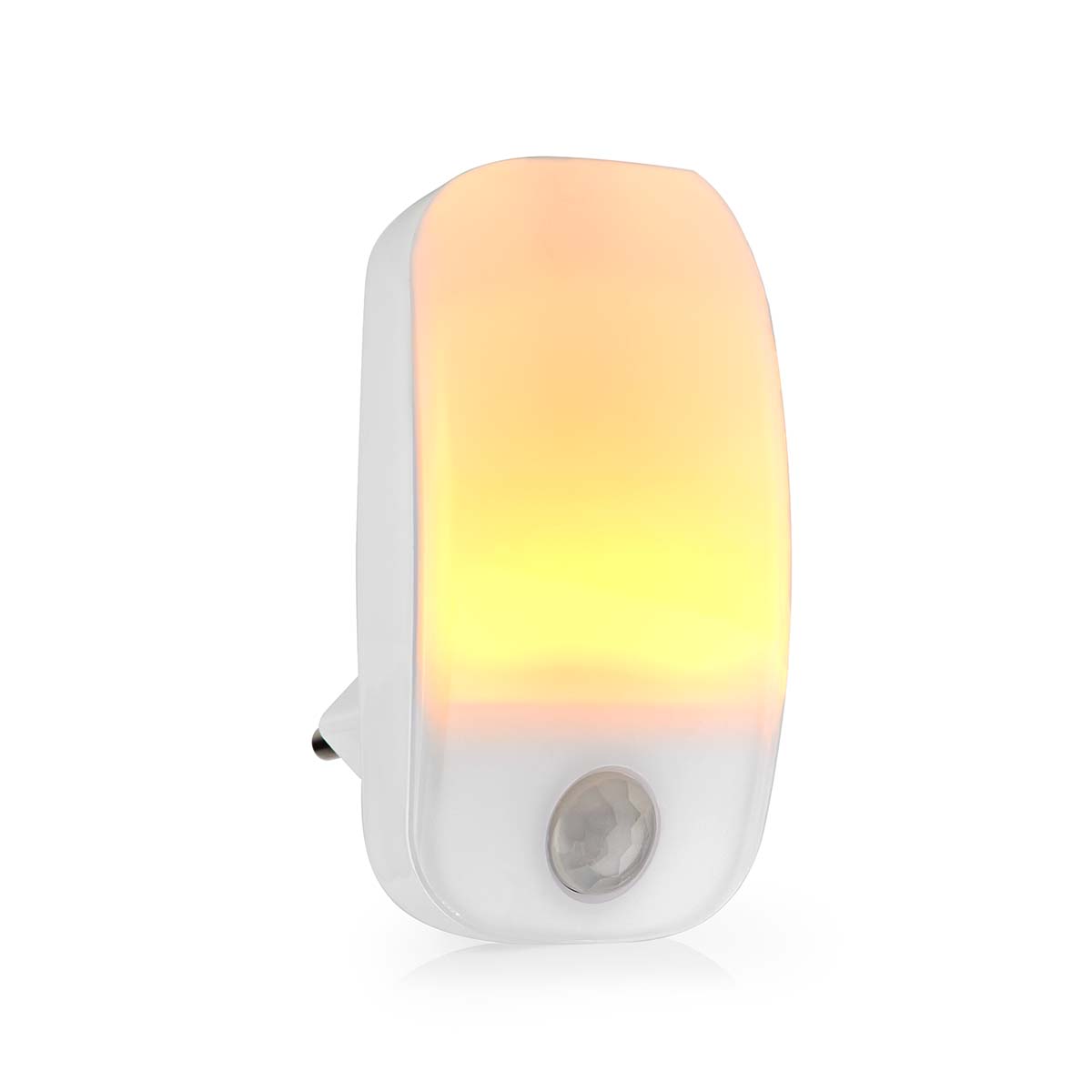 Nedis LNLW10WT LED noční lampička do zásuvky s pohybovým senzorem, 0.55 W, 11 lm, teplá bílá