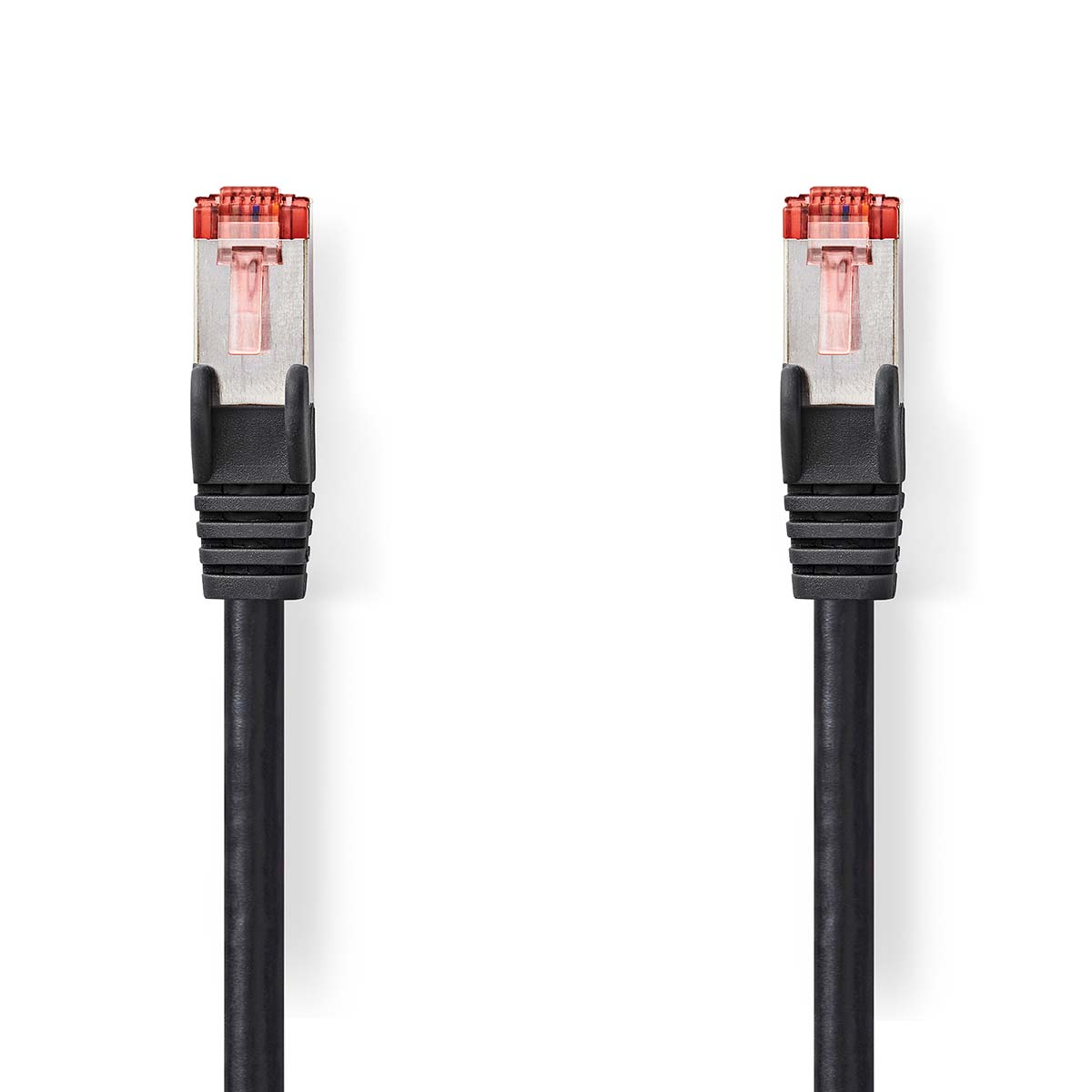 Nedis síťový kabel S/FTP CAT6, zástrčka RJ45 - zástrčka RJ45, 7.5 m, LSZH, černá (CCGL85221BK75)