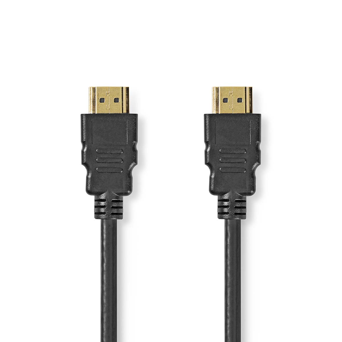 Nedis prémiový High Speed HDMI 2.0b kabel s ethernetem, 4K až 18 GB/s, zástrčka HDMI - zástrčka HDMI, 0.5 m, černá (CVGL34050BK05)