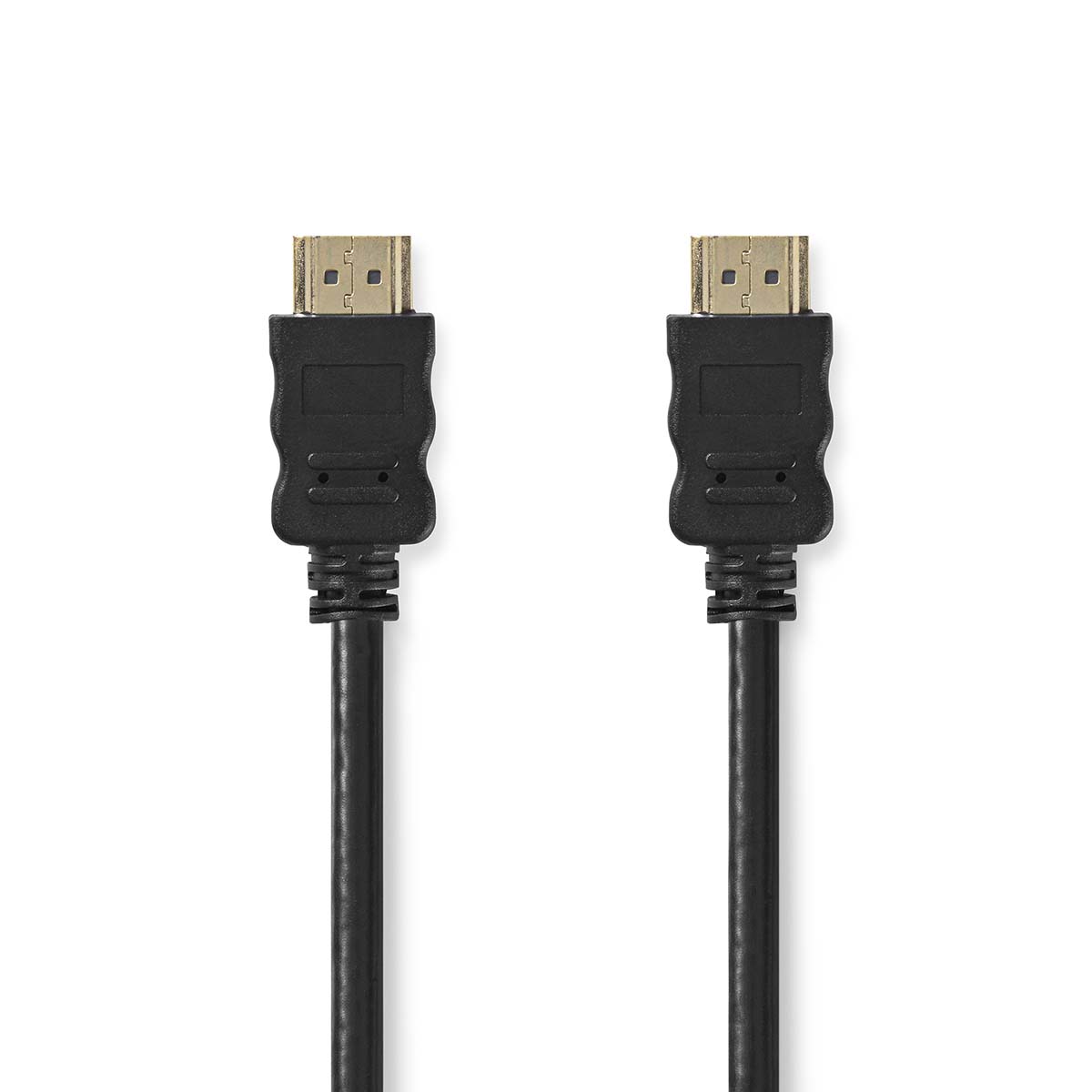 High Speed HDMI™ kabel s Ethernetem | Konektor HDMI ™ | Konektor HDMI ™ | 4K@30Hz | ARC | 10.2 Gbps | 1.50 m | Kulatý | PVC | Černá | Label