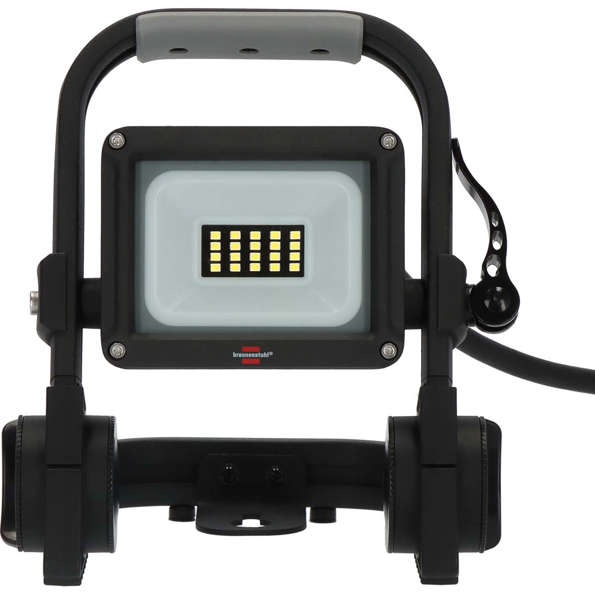 Mobilní LED stavební lampa JARO 1060 M / LED nouzové osvětlení pro venkovní 10W (pracovní světlo s 2m kabelem a rychloupínacím ovládáním, LED…