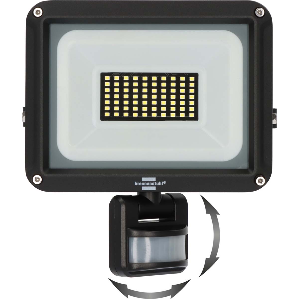 LED reflektor JARO 4060 P (LED reflektor pro montáž na stěnu pro venkovní IP65, 30W, 3450lm, 6500K, s detektorem pohybu)