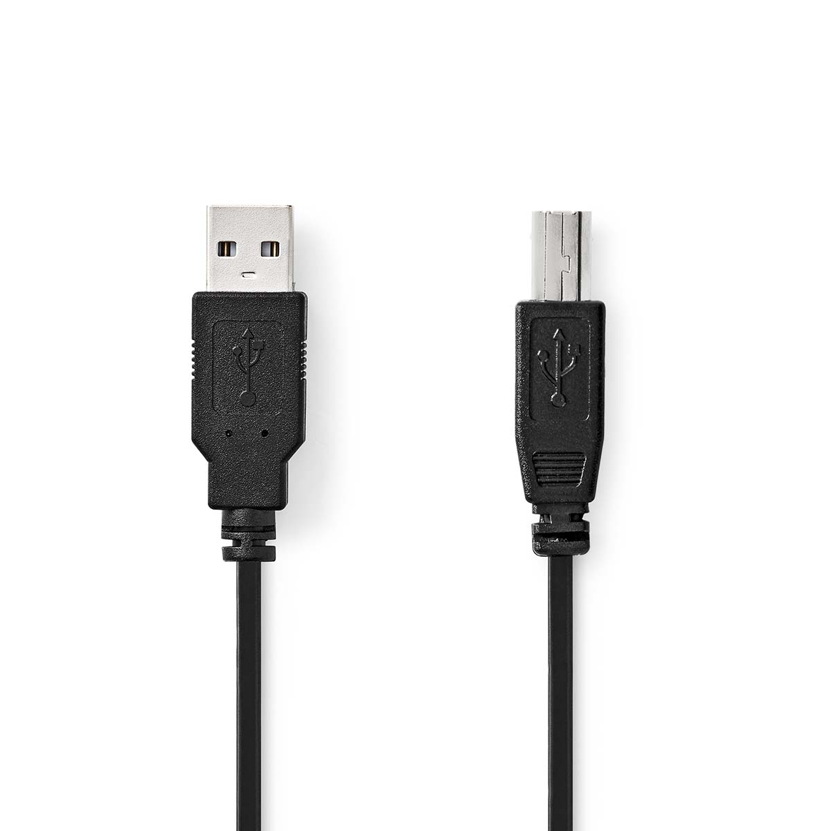 Nedis propojovací kabel USB 2.0 zástrčka USB A - zástrčka USB B, 10 W, 480 Mbps, 0.5 m, černá (CCGL60100BK05)