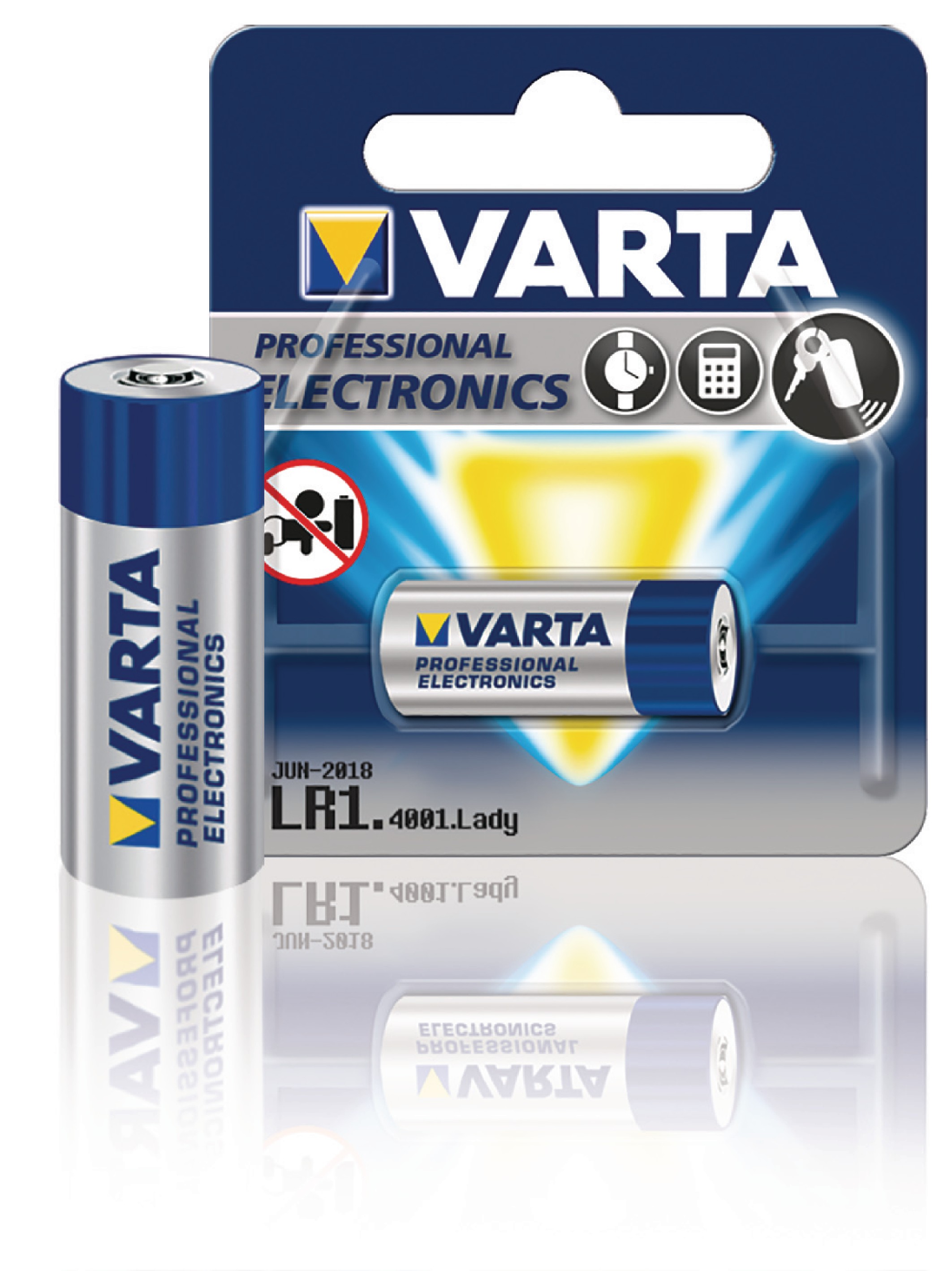 Alkalická baterie Varta Professional LR1/E90 1.5V, 1ks, VARTA-4001