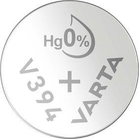Stříbro-oxidová hodinková baterie SR45/V394 1.55 V 67 mAh, VARTA-V394
