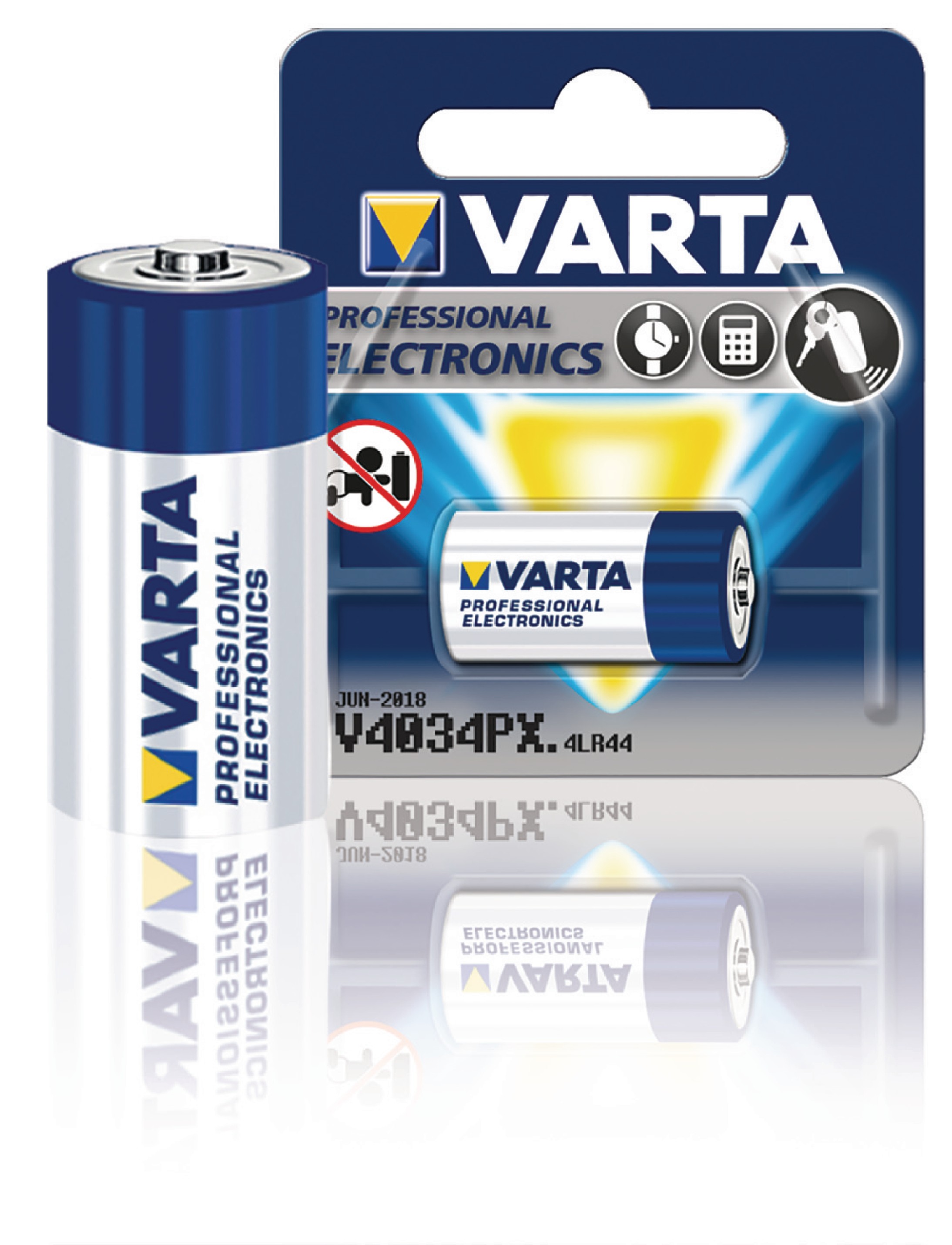 Alkalická baterie Varta Professional LR44 6 V, 1ks, VARTA-V4034PX