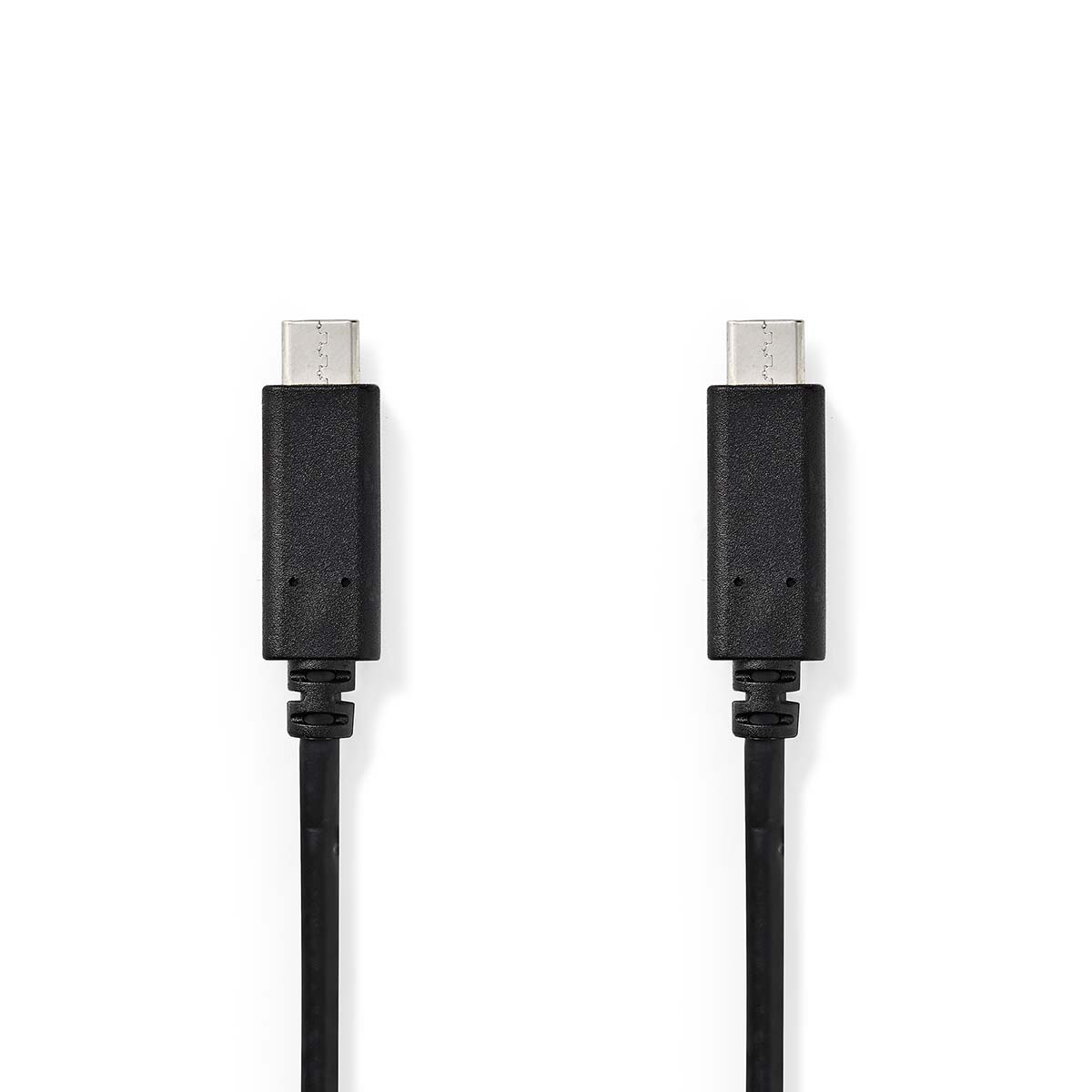 Nedis propojovací kabel USB 3.2 (Gen1), zástrčka USB C - zástrčka USB C, 4K 60Hz, 5 Gbps, 3 m, černá (CCGB64700BK30)