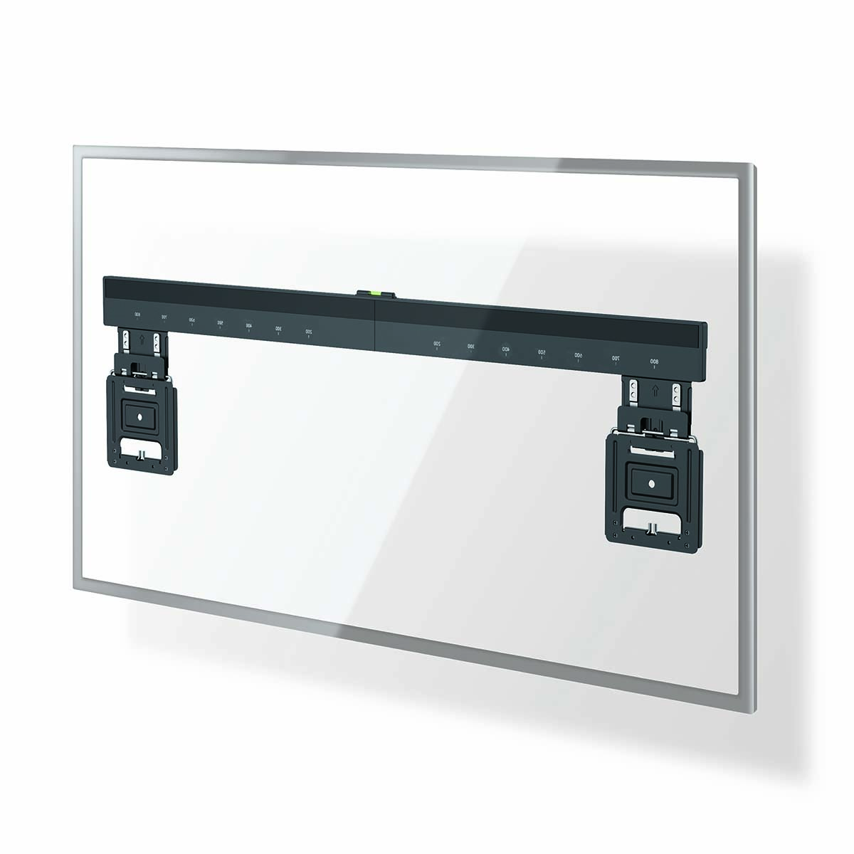 Nástěnný TV Držák Fixní | 43 - 100 " | Maximální podporovaná hmotnost obrazovky: 75 kg | Minimální vzdálenost od stěny: 9,50 mm | Ocel