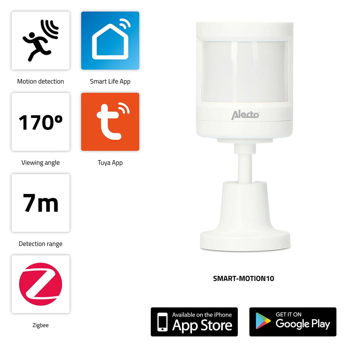 Pohybový senzor SMART-MOTION10 Smart Zigbee
