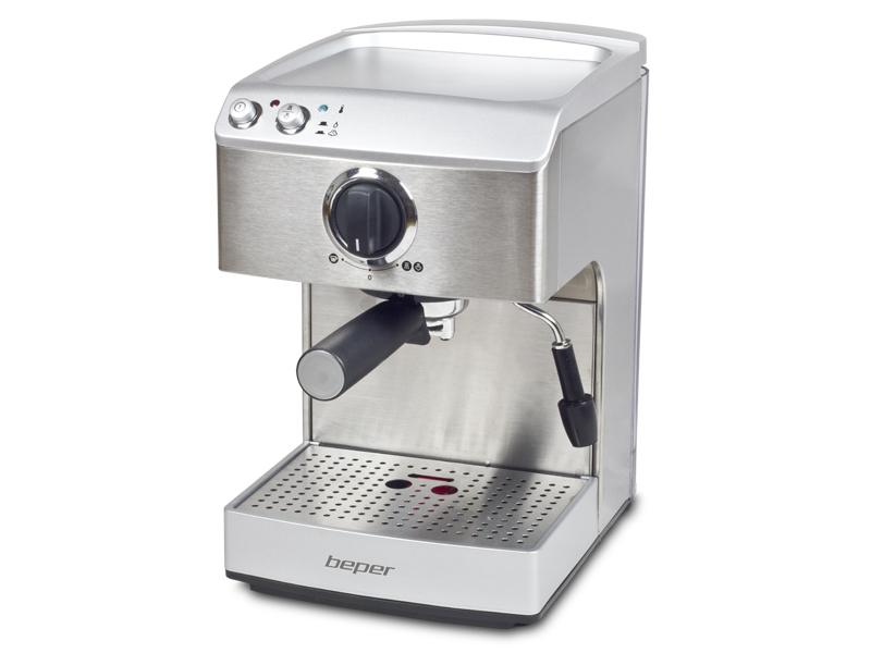 BEPER 90521 nerezový espresso kávovar, 1,7 l, 15 bar, 1250 W