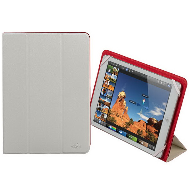 Riva Case 3127 pouzdro na tablet 10.1", oboustranné, bílé/červené