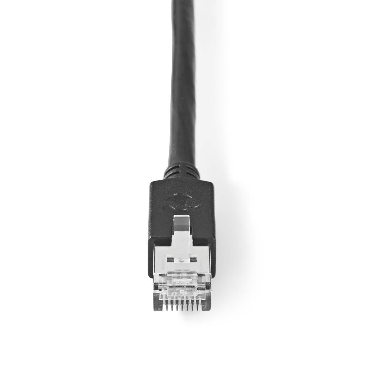 Nedis síťový kabel FTP CAT6, zástrčka RJ45 - zástrčka RJ45, 10 m, černá (CCBW85210AT100)