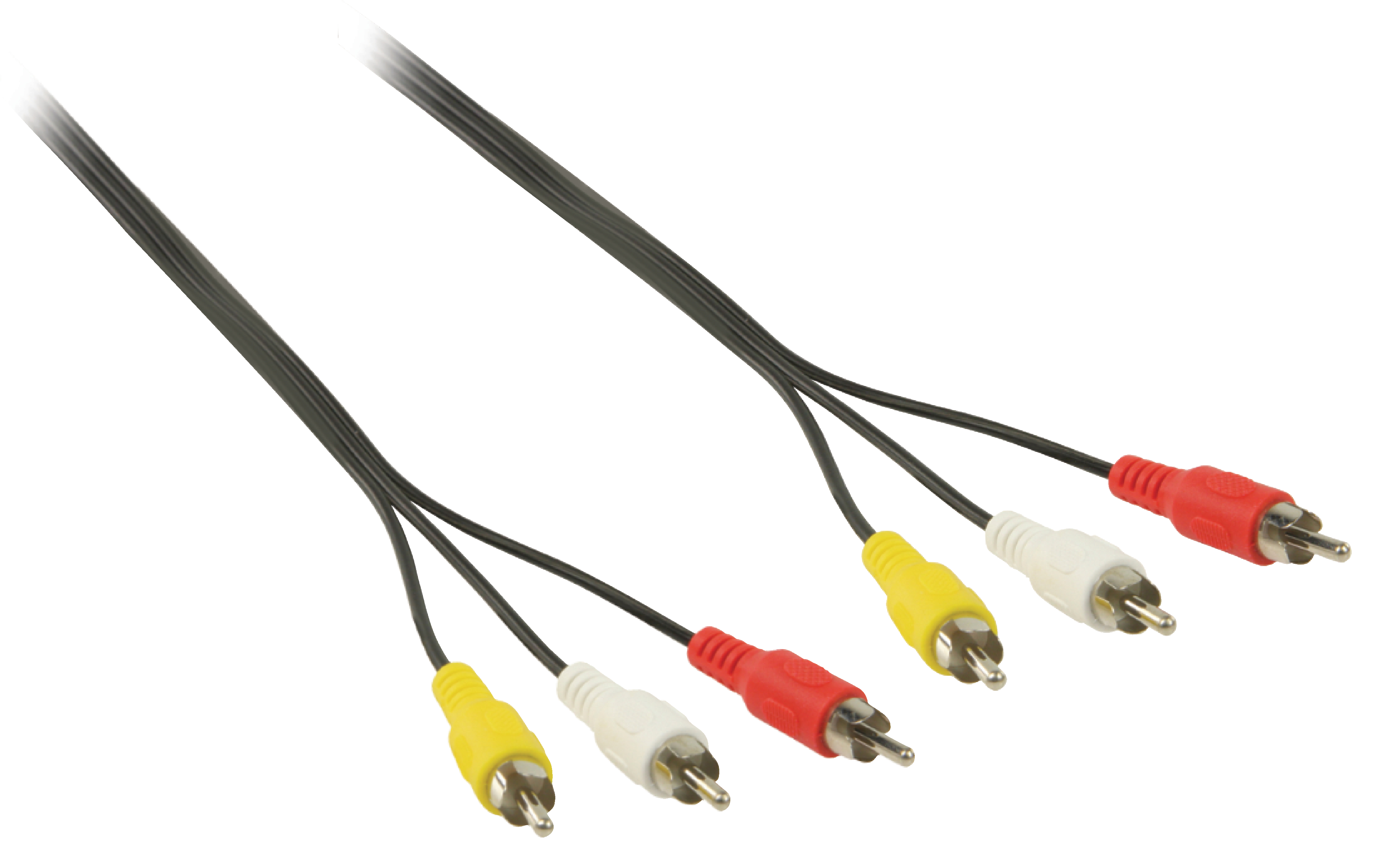 Valueline A/V kabel zástrčka 3x CINCH - zástrčka 3x CINCH, 1.5 m (VLVP24300B15)