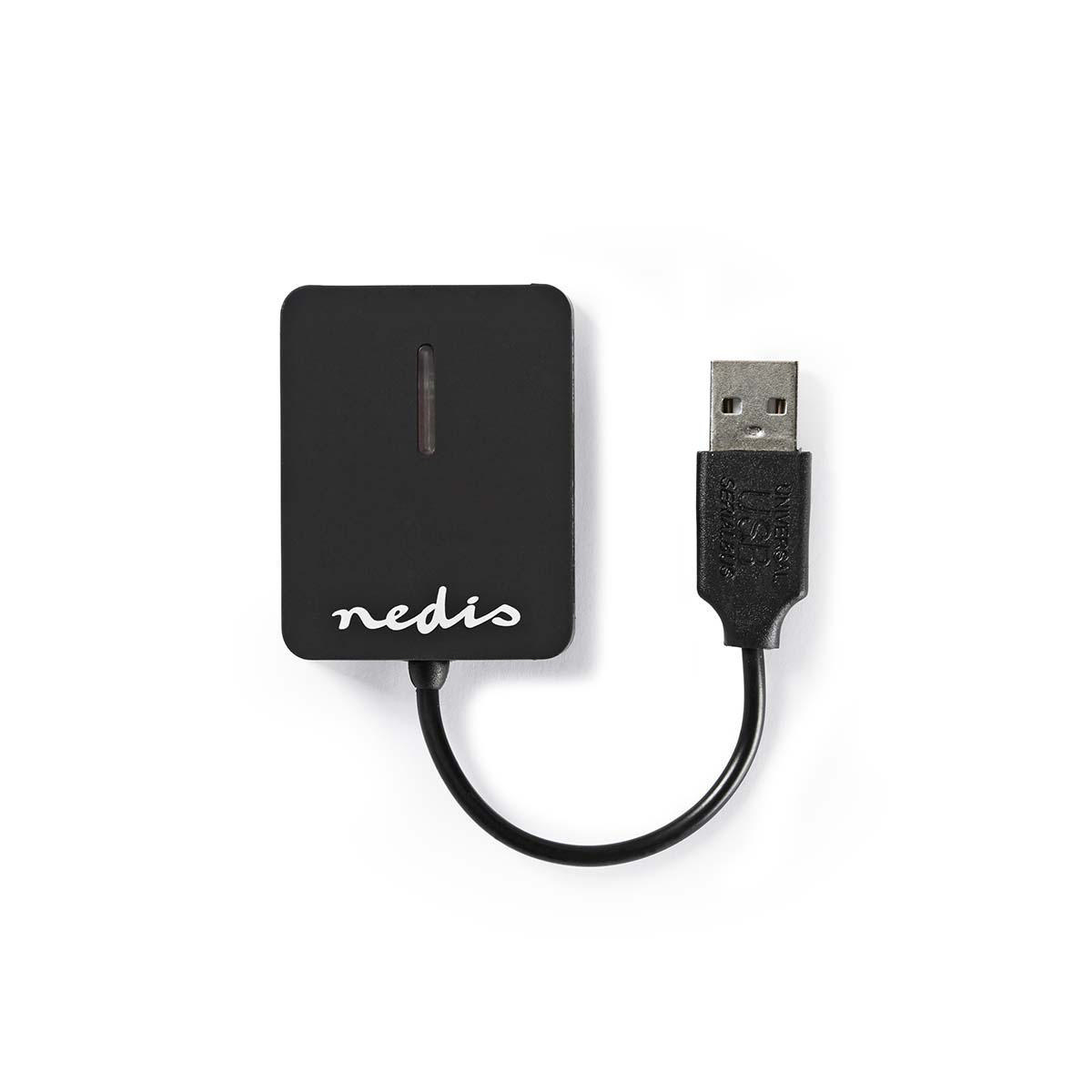 Nedis CRDRU2300BK čtečka paměťových karet multiformátová USB 2.0