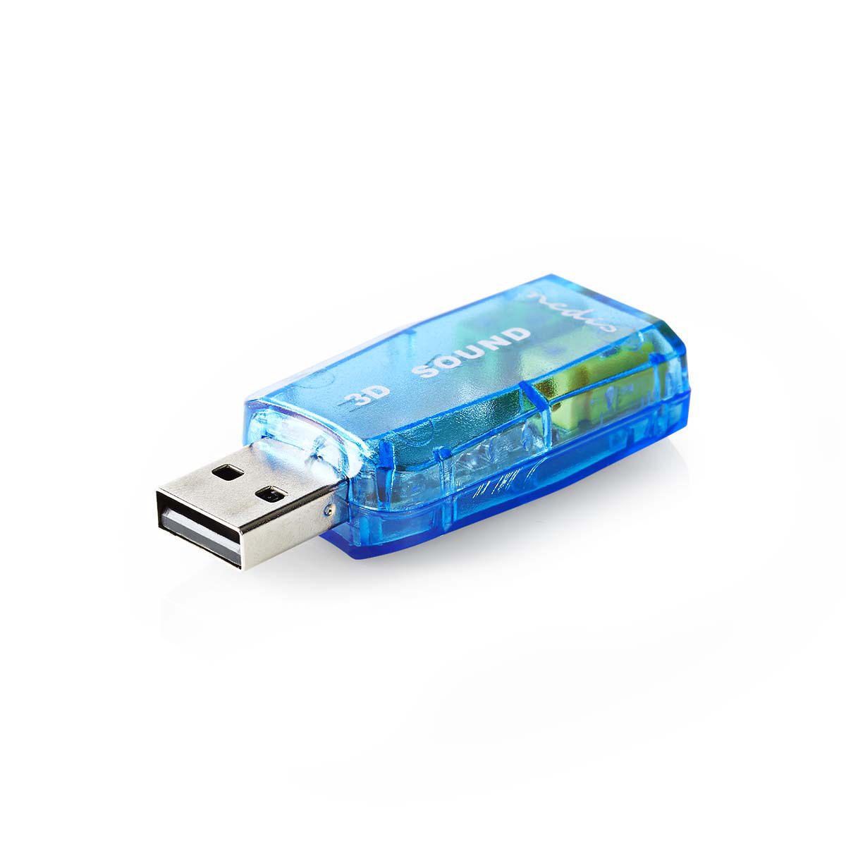 Nedis USB zvuková karta, zvuk 5.1, 3D (USCR10051BU)